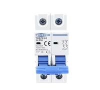 mini-disjoncteur, Disjoncteur miniature CC TOB7Z63 2P 1000 V for système PV MCB 3 A-63 A(10A)