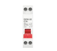 Mini-disjoncteur DZ30-32 DPN 1P+N 6A 10A 16A 20A 25A 32A, montage sur rail DIN, interrupteur pneumatique miniature Protection des circuits(16A)