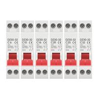Mini-disjoncteur DZ30-32 DPN 1P+N MCB 6A 10A 16A 20A 25A 32A, montage sur rail DIN, interrupteur miniature for usage domestique, OEM, DIY(16A)