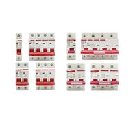 Mini-disjoncteur DZ47 400 V 1-4 pôles 3-125 A type C, protection contre les courts-circuits et les surcharges, montage sur rail DIN 35 mm, capacité de coupure 6 kA(80a,3P)