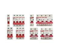 Mini-disjoncteur DZ47 400 V 1-4 pôles 3-125 A type C, protection contre les courts-circuits et surcharges, montage sur rail DIN 35 mm, capacité de coupure 6 kA(6 Years,3P)