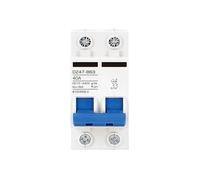 Mini disjoncteur DZ47 DC 12 V, 24 V, 48 V, 36 V, 72 V, protection des pôles positifs et négatifs Protection des circuits(2P,DC 6A)