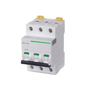 Mini disjoncteur iC65N 1p 2p 3p 4p type C 1A 2A 4A 6A 10A 16A 20A 25A 32A 40A 50A 63A Disjoncteur MCB(3p,63A)