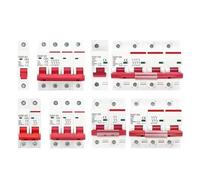 Mini disjoncteur MCB, 1P 2P 3P 4P DZ47 3A-125A AC 230V 400V Type C, protection contre les surcharges courtes, montage sur Rail Din, capacité de rupture(3P,50A)