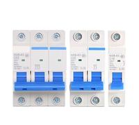 Mini-disjoncteur NXB-63 DZ47 1p 2p 3p 4p 1A - 63A avec indication(3,25A)