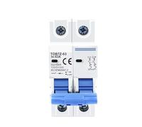 Mini-disjoncteur Solaire 2P DC 1000 V 3 A, 6 A, 10 A, 16 A, 20 A, 25 A, 32 A, 40 A, 50 A, 63 A For Système Photovoltaïque(6A)