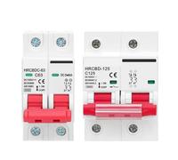 Mini-disjoncteur solaire 2P DC 1000 V 6 A-125 A, protection contre les surcharges for système photovoltaïque(50A)