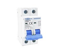 Mini disjoncteur solaire 2P DC 1000V, 3A 6A 10A 16A 20A 25A 32A 40A 50A 63A DC MCB for système PV(20A)