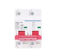 Mini-disjoncteur solaire 2P DC 600 V, interrupteur de batterie 125 A 100 A DC for système photovoltaïque(125A)