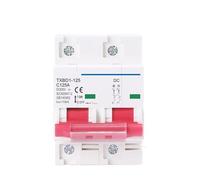 Mini Disjoncteur Solaire 2P DC 600V, Interrupteur De Batterie 125A 100A DC MCB For Système Photovoltaïque PV(125A)