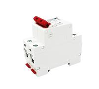 Mini-disjoncteur solaire CC DZ47 1-4P 6-63A 500V, interrupteur de batterie 6A/10A/16A/32A/50A/63A, montage sur rail DIN, capacité coupure 4KA(25A,3P)