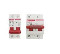 Mini disjoncteur solaire DC 1000V, interrupteur de Protection contre les surcharges 6A/10A/25A40A/63A/80A /100A/125A 2P DC1000V photovoltaïque MCB PV(25A)