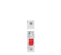 Mini disjoncteur solaire monophasé DC 500 V, protection contre les surcharges, 6 A, 10 A, 16 A, 20 A, 25 A, 32 A, 40 A, 50 A, 63 A, for installations photovoltaïques(10A)