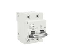 Mini disjoncteur solaire sur rail DIN 2P DC, 1 pièce, adapté au système photovoltaïque, interrupteur de batterie, protection contre les surcharges, 550V, 800V, 80A, 100A, 125A(2P 800V,80A)