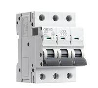 Mini disjoncteur sur Rail Din GYM9 3P 6KA MCB, Type 6A-63A AC Direct(25 V)