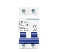 Mini-disjoncteur TOB1Z-63 2P DC MCB 6KA 440V 3A 6A 10A 16A 20A 25A 32A 40A 50A 63A 1 pièce(20A)