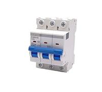 Mini disjoncteur tripolaire for rail DIN, interrupteurs à air domestiques, boîte de distribution, équipement mécanique, protection du moteur, impression laser(2A)