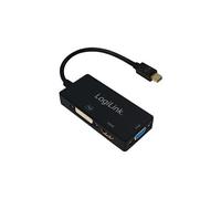 LogiLink Adaptateur vidéo CV0110 Mini DisplayPort vers DVI/HDMI/VGA