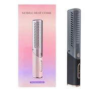 Mini Disposit Brosse lissante pour cheveux sans fil - Peigne pour coiffer