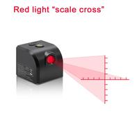 Mini Dispositif D'aide Au Golf D'intérieur Horizontal Au Laser Avec Faisceau Laser Vert/Rouge Ultra Fort,Portable Avec Batterie - Type Red Scale Cross #B
