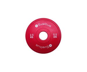 Mini disque de poids Sveltus Olympique Rouge 2,5 kg