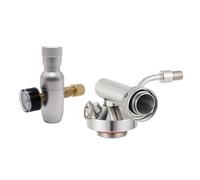 Mini distributeur de fûts GrowlerTap, lance de bière en acier inoxydable for Mini fût de 2L/3,6l/4L, outils de Bar(Tap With Regulator)