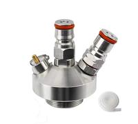 Mini distributeur de robinet de fût en acier inoxydable 304, lance de culture de bière avec Kits de verrouillage à bille for accessoires de bière brassée à domicile (Color : Mini keg spear)