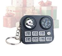 Mini DJ Board Keychain | DJ Record Player Pendant - Retro Instrument Keychain,for Handbag Purse Party Travel Home Office Commuting Classroom School