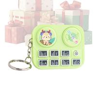 Mini DJ Keychain - Small Musical Player Pendant Charm, Creative DJ Style Audio Keyring Accessory, Decorative Music Lover Gadget Ornament For Backpack Handbag Purse Party Travel Home Office Use