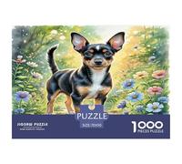 Mini Doberman Inu 1000 Pièces Animaux Puzzle Défi Jouet Jeu Éducatif Puzzles Décorationd’intérieur Adultes pour Enfants Cadeaux 70x50cm/1000pcs