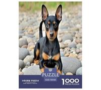Mini Doberman Inu 1000 Pièces Animaux Puzzle Défi Jouet Jeu Impossible Décoration D'intérieur Et Enfants À Partir De 14+ Ans pour Enfants Cadeaux 70x50cm/1000pcs
