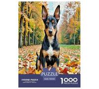 Mini Doberman Inu 1000 Pièces Animaux Puzzle Défi Jouet Jeu Impossible Décoration D'intérieur Et Enfants À Partir De 14+ Ans Adultes Cadeaux 70x50cm/1000pcs