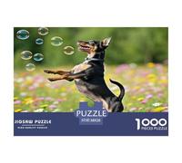 Mini Doberman Inu 1000 Pièces Animaux Puzzle Défi Jouet Jeu Impossible Décoration D'intérieur pour Adulte Art Mural Cadeau 38x26cm/1000pcs