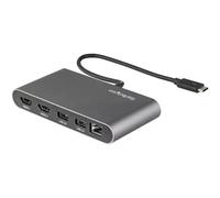 StarTech.com Mini Dock Thunderbolt 3 - Station d'Accueil Portable pour Deux Écrans avec HDMI 4K 60Hz, 2 x Hub USB-A (3.0/2.0), GbE - Câble de 28 cm - Adaptateur Multiport TB3 - Mac/Windows