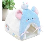 Mini Doll Bed Playset - Imaginative Furniture Accessory for Kids | Compact Frame with Decorative Canopy Design, Lightweight Build, Indoor Role Play Toy for Bedroom Living Room Nursery Display