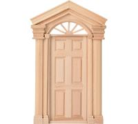 Mini Dollhouse Door, modèle miniature en bois 1 : 12 pour poupées -DIY - Accessoires de meubles Décoration