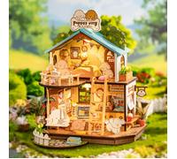 Mini Dollhouse - ROBOTIME Maison miniature à faire soi-même Rolife Puppy's Cozy Villa