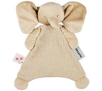 Nattou Mini Doudou éléphant, Compagnon dès la Naissance, env. 25 cm, en Polyester/Coton, pour Fan, Sable