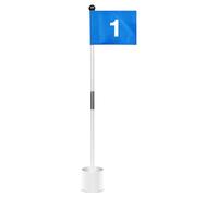 Mini drapeau de golf - 590 g d'alignement P, ensemble de trous de golf, couleur ABS durable avec porte-gobelet | Accessoires de golf portables pour les amateurs de golf pour s'entraîner dans