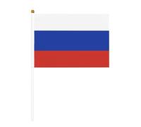 Mini drapeau russe à main sur bâton 12,7 x 20,3 cm Décoration de fête, défilés, festival, événement, célébration