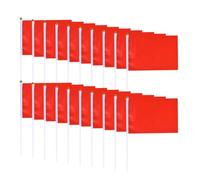 Mini Drapeau Uni 14x21 Cm, Lot de 100 en Polyester Léger | Décoration de Célébration, Format Compact pour Bâtons et Centres de Table, Transport Facile, pour Festivités