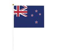 Mini drapeaux de la Nouvelle-Zélande - Idéal pour les événements en plein air, l'esprit d'équipe et les décorations, 14 x 20,8 cm