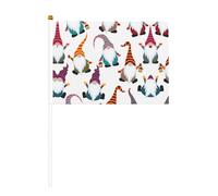 Mini drapeaux de Noël amusants imprimés pour grande ouverture, bar, bureau, défilés de la coupe du monde et événements sportifs