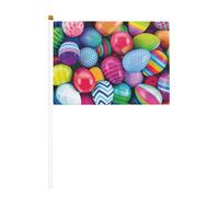 Mini drapeaux de Pâques imprimés à la main, pour grande ouverture, bar, bureau, défilés, Coupe du monde, événements sportifs