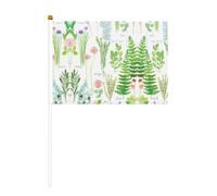 Mini drapeaux de poche imprimés de jardin d'herbes printanières, pour grande ouverture, bar, bureau, défilés de la coupe du monde et événements sportifs