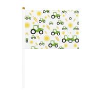 Mini drapeaux de poche imprimés tracteur agricole, pour grande ouverture, bar, bureau, défilés de la coupe du monde et événements sportifs
