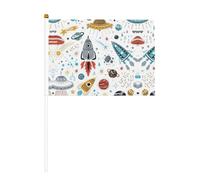 Mini drapeaux de style dessin animé, pour ouverture, bar, bureau, défilés de la coupe du monde et événements sportifs