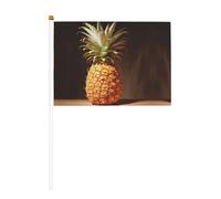 Mini drapeaux imprimés ananas pour grande ouverture, bar, bureau, défilés, Coupe du monde, événements sportifs