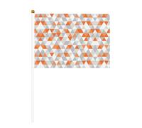 Mini drapeaux imprimés avec motifs triangulaires, bannières pour grande ouverture, bar, bureau, défilés, Coupe du monde, événements sportifs