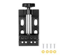 Mini Drill Press Clamp Aluminium vice en aluminium pour bricolage Bijoux de sculpture de polissage - Outils portables